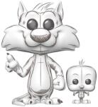 Funko Pop! & Buddy Looney Tunes Sylvester și Tweety - Sketched Deco #2013 Figurina