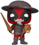 Funko Figurină bobble-head din vinil Funko Pop! Plus Marvel - Deadpool ca Don Quijote #1492 Figurina