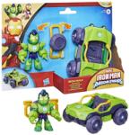 Hasbro Figurină Hasbro Marvel Iron Hulk și vehicul Iron Racer (G1472) Figurina