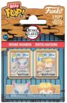 Funko Bitty Pop! Demon Slayer - set de 2 figurine Inosuke Hashibira și Zenitsu Agatsuma Figurina