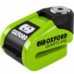 Oxford Încuietoare de frână cu disc Oxford Quartz Alarm XA6 - Ediție limitată, verde (AIM005-588)
