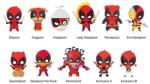  Marvel Deadpool 3D habszivacs táskadísz - 3. sorozat (68595)