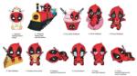  Monogram Marvel Deadpool 3D habszivacs táskamedál - Series 4, véletlenszerű motívum (68605)