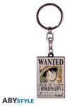 ABYstyle One Piece - Wanted Luffy kulcstartó (ABYKEY390)