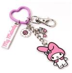 Carat Shop The Carat Shop Hello Kitty - My Melody charmokkal díszített kulcstartó (HKKR0020)