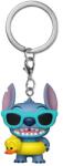 Funko Pocket Pop! Disney: Lilo & Stitch - Stitch in Tube vinyl figura kulcstartó (90674)