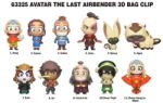 Monogram International Avatar: The Last Airbender 3D Foam Bag Clip táskára - 1. sorozat, véletlenszerű motívum (63325)