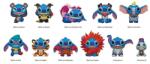  Disney Stitch jelmezes 3D habszivacs táskadísz - véletlenszerű motívum (85955)