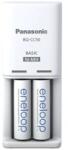 Panasonic Eneloop Basic töltő + 2db 2000mAh AA elem (KKJ50MCD20E)
