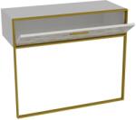 Hanah Home Komód Gold White Polka - Fehér