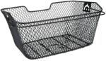 Fischer kerékpáros csomagtartó kosár, sűrű hálós, fekete, 42x31x18 cm, 2 kg teherbírás