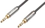 Amazon Basics AUX kábel, sztereó audiokábel, 3, 5 mm jack csatlakozó, 1, 2 m, fekete