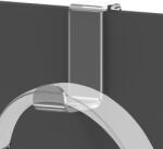 GEEKRIA Akril Fejhallgató Fali Tartó Irodai Válaszfalhoz és Kabinfalhoz, Átlátszó Horog Akasztó, Kompatibilis Bose, Sony, Sennheiser, JBL, B