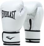 Everlast Core 2 Boxkesztyű S/M méret Fehér, műbőr edzőkesztyű zsákhoz és pratzenhoz, kétrétegű habszivacs párnázás, ergonomikus fogás