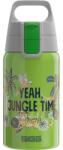 SIGG Shield One Jungle gyerek kulacs (0, 5 L) - rozsdamentes acél ivópalack szivárgásmentes tetővel, egykezes nyitás
