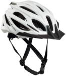Black Crevice kerékpáros sisak felnőtteknek S/M méret (54-58 cm) fehér színben, MTB bukósisak férfiaknak és nőknek, állítható, szellőző