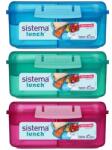 Sistema Uzsonnásdoboz 1, 25 l 3 rekeszes 2 tálca 1 db