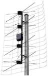  Digitális kültéri lepke TV antenna DVB-T/DVB-T2 szimmetrizáló panellel
