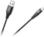 Rebel RB-6000-050-B Micro USB kábel, szövet borítással, fekete színű 0, 5m REBEL (RB-6000-050-B)