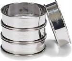 Patisse 4 db-os cukrászgyűrű szett kerek 8 cm acél (P-02141)