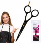 xhair Hajvágó olló Sikló Fekete Éles Fodrász xhair (Nożyczki fryzjerskie CZARNE 5.5 do strzyżenia)