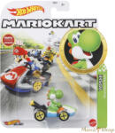 Mattel : Mario Kart : Yoshi kisautó Standard Kart járgánnyal (GLP38)