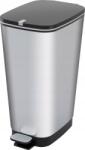 Strend Pro Szemeteskuka, Kis Chic Bin Steel L, 50 l, ezüstszürke/fekete, 44, 5 x 29 x (2212714)