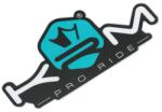 Krm Pro Ride matrica 80x40 mm, türkizkék (egy darabos) KRM PRO RIDE Váz, idomok és járműkiegészítők Matricák és járműdekoráció Egyéb matricák és dekorációs elemek
