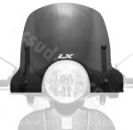 Faco Sport szélvédő füstszínű Vespa LX-hez (festett szerelőkészlettel) Faco Váz, idomok és járműkiegészítők Szélvédők és tartozékaik Szélvédők Motorkerékpár- és robogószélvédők