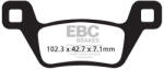 EBC Brakes EBC FA600/2TT fékbetét szett (1 tárcsához) EBC Brakes Fékrendszer és alkatrészei Fékbetétek, fékpofák és féktárcsák Tárcsafékbetétek
