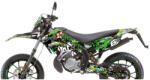 Stage6 Grafikai készlet Derbi Xtreme 2011 - 2017 Stage6 zöld/fekete Stage6 Váz, idomok és járműkiegészítők Matricák és járműdekoráció Egyéb matricák és dekorációs elemek