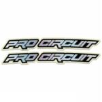 Pro Circuit hologramos első sárvédő matrica PRO CIRCUIT Váz, idomok és járműkiegészítők Matricák és járműdekoráció Egyéb matricák és dekorációs elemek