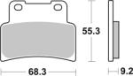 BREMBO Street Carbon Ceramic fékbetétek - 07GR7707 BREMBO Fékrendszer és alkatrészei Fékbetétek, fékpofák és féktárcsák Tárcsafékbetétek