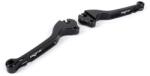 BGM fekete CNC kuplung- és fékkar szett dobfékes Vespa Largeframe 1957-1998, Smallframe 1963-1989 modellekhez BGM Fékrendszer és alkatrészei Fékkarok és fékbowdenek Fékkarok Komplett fékkarok