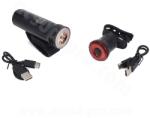 SACU LED kerékpár világítás szett - első (320 lumen) / hátsó (22 lumen), USB-C tölthető SACU Egyéb járművek Kerékpározás Kerékpáros kiegészítők Kerékpár-világítás és láthatóság