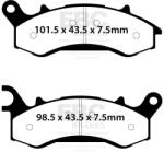 EBC Brakes EBC FA731TT fékbetét szett (1 tárcsához) EBC Brakes Fékrendszer és alkatrészei Fékbetétek, fékpofák és féktárcsák Tárcsafékbetétek