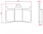 BREN PLAQUETTE DE FREIN MOTO Kerámia Fékbetét Yamaha 600 YZF-R6 1999> Első, 700 MT-07 2014> Első, 800 FZ8 N 2011> Első, 900 MT-09 2017> Első, 1000 FZ1 2006-2012 Első, 1300 XJR 1999-2011, TMAX 530-560CC Els