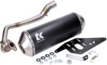 Turbo Kit Kipufogó turbó készlet SYM Jet 14, SR 125cc 4T LC EFI 2017-hez Turbo Kit Kipufogórendszer Komplett kipufogók Tuning robogókipufogók