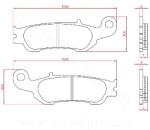 BREN BR6105 Brenta Offroad első fékbetét Yamaha 125-250-450 YZ 2008>, 250 WR F 2016> BREN Fékrendszer és alkatrészei Fékbetétek, fékpofák és féktárcsák Tárcsafékbetétek