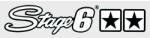 Stage6 Matrica Stage6 logó 25x4, 5 cm fehér Stage6 Váz, idomok és járműkiegészítők Matricák és járműdekoráció Egyéb matricák és dekorációs elemek