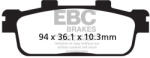 EBC Brakes EBC FA427R fékbetét garnitúra (1 tárcsához) EBC Brakes Fékrendszer és alkatrészei Fékbetétek, fékpofák és féktárcsák Tárcsafékbetétek