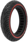 P2R (Vélo) P2R 8.5 x 2.00 tömör roller gumi, fekete, piros csíkkal, belső szélesség: 34 mm P2R (Vélo) Egyéb járművek Elektromos rollerek és alkatrészek Elektromosroller-kerekek és gumik Elektromosroller-gumiabro