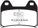EBC Brakes EBC FA244 első fékbetét szett (1 tárcsához) EBC Brakes Fékrendszer és alkatrészei Fékbetétek, fékpofák és féktárcsák Tárcsafékbetétek