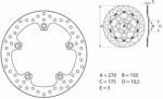 BREMBO Oro Fix Féknyereg - 68B407G0 BREMBO Fékrendszer és alkatrészei Fékbetétek, fékpofák és féktárcsák Féktárcsák