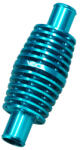 Voca Racing alumínium pillanatnyi hűtő, türkiz (40x106), 17 mm-es tömlőcsatlakozás Voca Racing Motoralkatrészek Hűtőrendszer és vízpumpák Hűtőradiátorok és hőcserélők