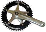 Stronglight TRACK 2000 JIS 165mm láncszett 46 fogas lánckerékkel (fixi - egysebességes) (kúpos négyszög 107 mm) lánckerék Ø 144 mm STRONGLIGHT Egyéb járművek Kerékpározás Kerékpár-alkatrészek Hajtóművek, hajtókar