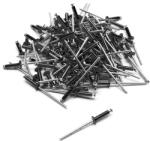 TOP PLAQ rendszámtábla szegecs 4x16 mm fekete (100 db/csomag) TOP PLAQ Váz, idomok és járműkiegészítők Rendszámtábla tartók és tartozékok Rendszámtábla tartók