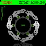NG Brake Disc NG BRAKES Petal Lebegő - 1153XBH NG Brake Disc Fékrendszer és alkatrészei Fékbetétek, fékpofák és féktárcsák Féktárcsák