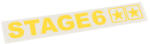Stage6 Matricakészlet Stage6 110x33mm sárga Stage6 Váz, idomok és járműkiegészítők Matricák és járműdekoráció Egyéb matricák és dekorációs elemek
