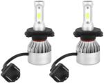 P2R SELECTION P2R LED H4 12V izzó, P43t foglalat, 8000 lumen, 6500K, alumínium hűtőventilátorral, fényszóróhoz (2 db/csomag) SELECTION P2R (Motorisé) Elektromos alkatrészek Világítás és fényjelzés Izzók F
